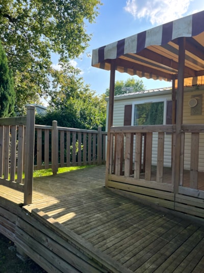 Mobile-home - 36m² - 2 bedrooms - adapted to the people with reduced mobility