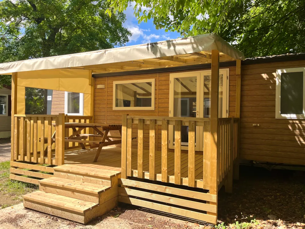 Location - Mobil-Home Premium - 3 Chambres - CAMPING LA FALOISE