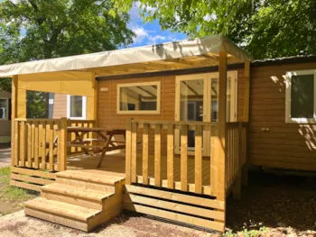 Mietunterkunft - Mobilheim Premium - 3 Schlafzimmer - CAMPING LA FALOISE