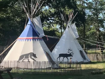 Mietunterkunft - Das Tipi (Ohne Sanitäranlagen) - Camping Le Bon Coin