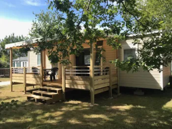 Mietunterkunft - Mobilheim 2-Schlafzimmer Premium Xxl Mit Tv - Camping Le Bon Coin