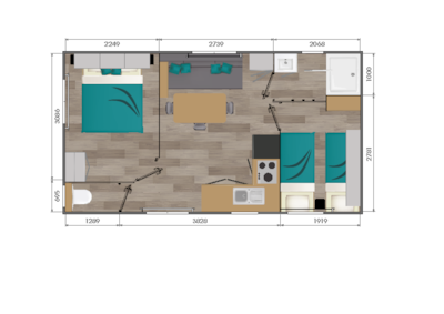 Cottage Opale Vacances - 2 Bedrooms - 4 pers - 27m² - Wooden terrace