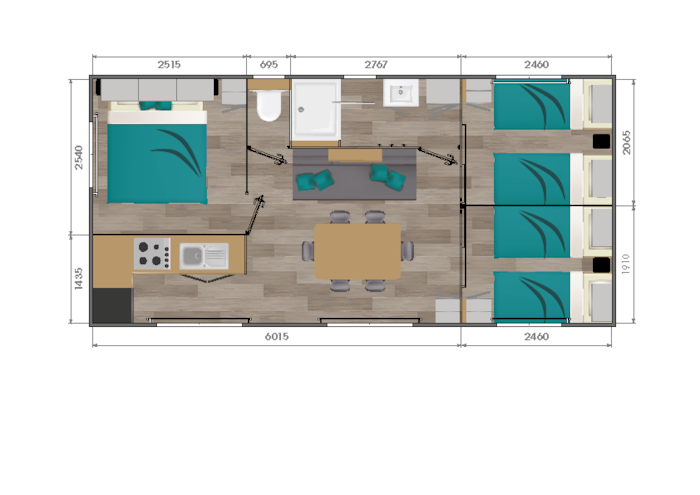 Cottage Opale - Cocoon - 2 Chambres  - 30 M² - Terrasse Semi-Couverte