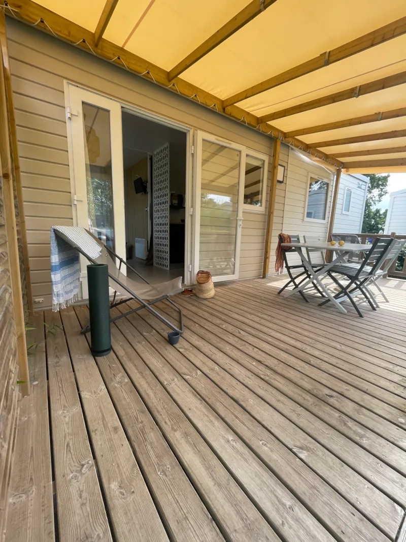 Cottage Opale Lounge – 2 Chambres - 30 M²  Transats Et Terrasse Semi-Couverte