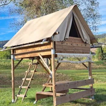 Mietunterkunft - Biwak-Zelt - Ohne Private Sanitäranlagen - Camping D'Étival