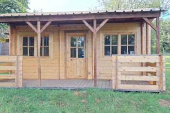 Mietunterkunft - Hütte "Cabane" - Camping D'Étival
