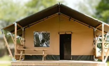 Mietunterkunft - Country Lodge - Camping D'Étival