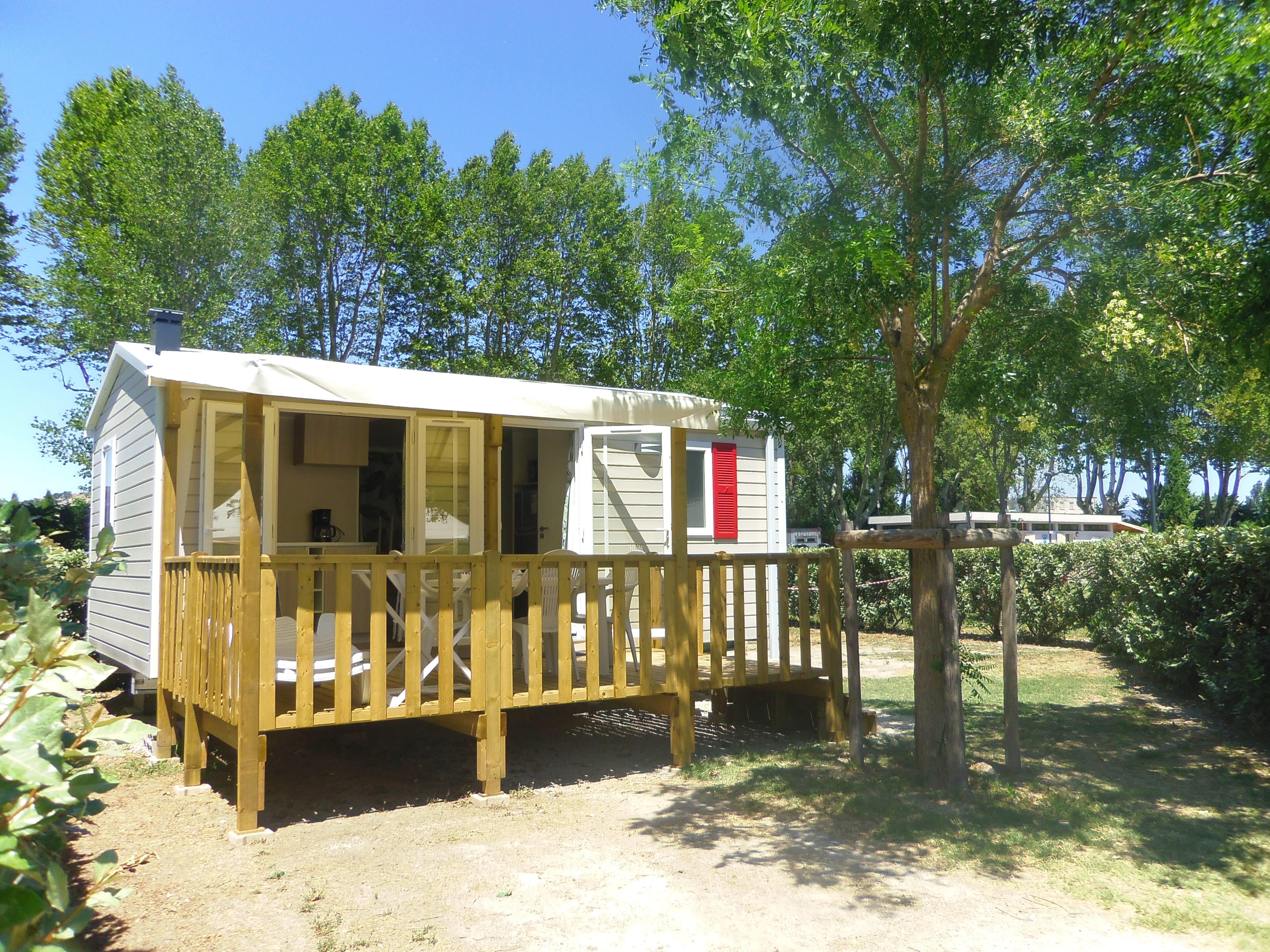 Location - Mobile Home Trigano Evo 24 Climatisé - Camping La Durance