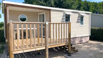 Accommodation - Air-Conditioned Mobile Home O'hara 734 For 4 People With 2 Bedrooms And Built-In Terrace - CAMPING INTERCOMMUNAL DE LA DURANCE