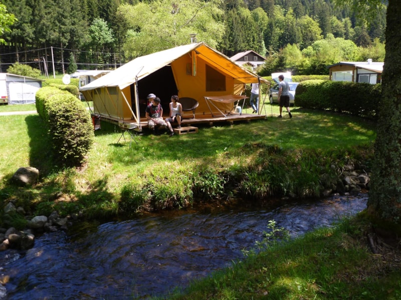 Tente Lodge Nature - 25m² (2 Zimmer) + terrasse - ohne sanitäre Anlagen - 2013