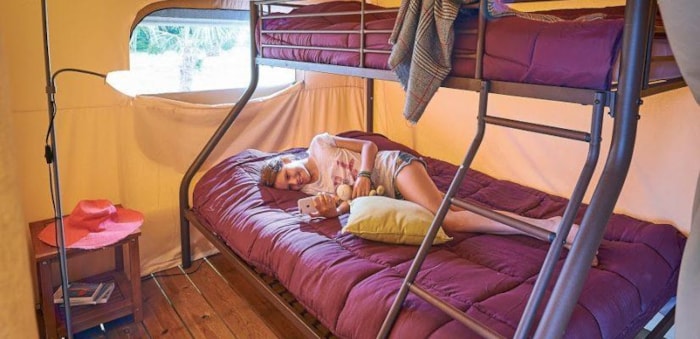 Tente Lodge Vintage - 34.50M² (2 Chambres) + Terrasse - Sans Sanitaires - 2019