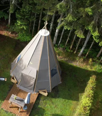 Mietunterkunft - Tipihome - 34 M²  + Terrasse - Ohne Sanitäranlagen - 2019 - Camping VERTE VALLEE