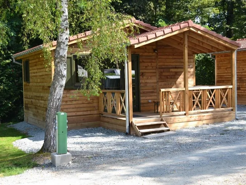 Location - Chalet Savania Premium46 34 M² (2 Chambres) + Terrasse Couverte De 13 M² + Tv + Clim Réversible - Flower Camping du Lac de la Seigneurie
