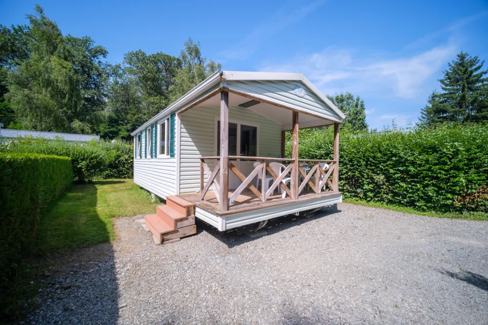 Location - Mobil Home Watipi Eco 26 M² (2 Chambres)+Terrasse Couverte De 7 M² - Flower Camping du Lac de la Seigneurie