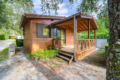 Chalet Sequoia PREMIUM 34 m² (2 Bedrooms) + double terrace 13 m²  (covered) + air conditioning