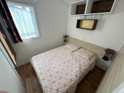 Mobile home Bermudes Confort 30m² (3 Bedrooms) + semi covered Terrace 18 m²+ TV