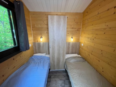 Chalet Savania Premium10 34 m² (2 Bedrooms) + covered Terrace 13 m² + air conditioning