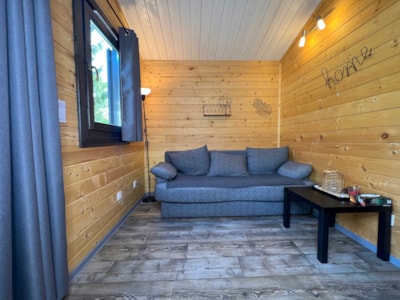 Chalet Savania Premium10 34 m² (2 Bedrooms) + covered Terrace 13 m² + air conditioning