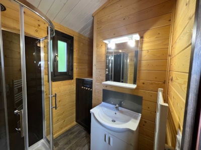 Chalet Savania Premium10 34 m² (2 Bedrooms) + covered Terrace 13 m² + air conditioning