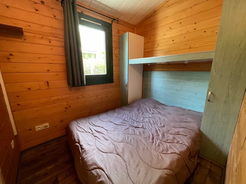 Chalet Sequoia Premium 34 M² (2 Chambres) + Double Terrasse De 13 M² (Couverte)  + Clim Réversible