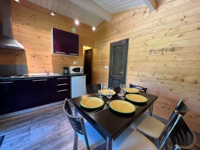 Chalet CONFORT Monia 27 m² (2 Bedrooms) + sheltered terrace 10m²+ air conditioning