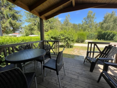 Chalet CONFORT Monia 27 m² (2 Bedrooms) + sheltered terrace 10m²+ air conditioning