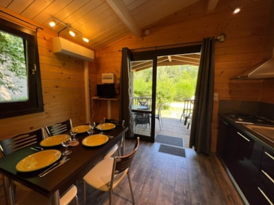 Chalet CONFORT Monia 27 m² (2 Bedrooms) + sheltered terrace 10m²+ air conditioning