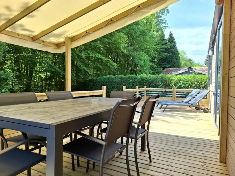 Cottage Ohara Côté Jardin Premium - 36M² - 3 Chambres + Terrasse Semi Cou + Tv + Lv + Vue Forêt