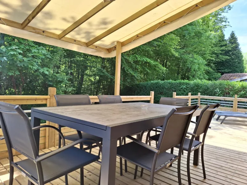 Cottage Ohara Côté Jardin Premium - 36M² - 3 Chambres + Terrasse Semi Cou + Tv + Lv + Vue Forêt