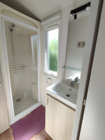 Mobile home Ibiza Confort  26m² (2 Bedrooms) + 18 m² semi-covered terrace (new!)