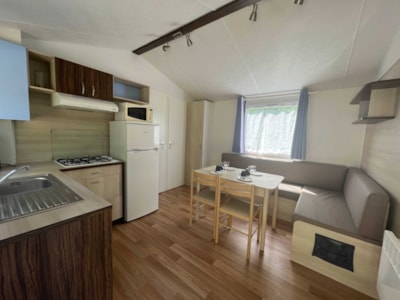 Mobile home Ibiza Confort  26m² (2 Bedrooms) + 18 m² semi-covered terrace (new!)