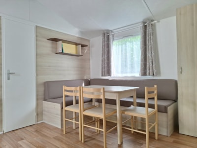 Mobile home Bermudes Confort 30m² (3 Bedrooms) + semi covered Terrace 18 m²+ TV