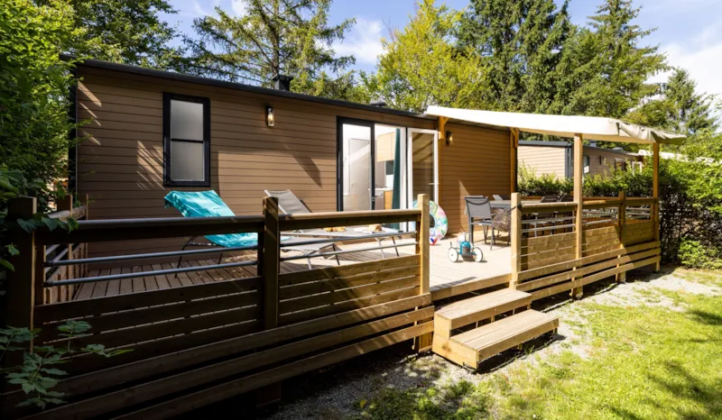 Cottage Ohara Côté Jardin Premium - 36M² - 3 Chambres + Terrasse Semi Cou + Tv + Lv + Vue Forêt