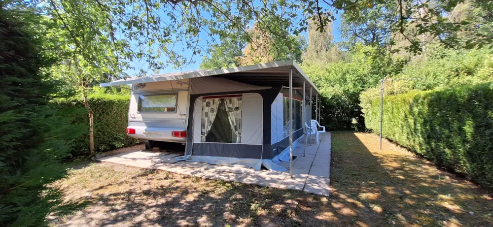 Location - Caravane Vintage 2/4 Personnes - Flower Camping du Lac de la Seigneurie