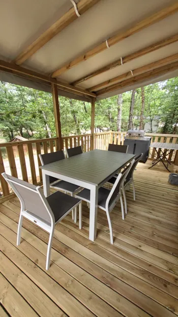 Mietunterkunft - Mobilheim Prestige Plis 3 Zimmers - M08 - DOMAINE LE CLOS DES CAPITELLES