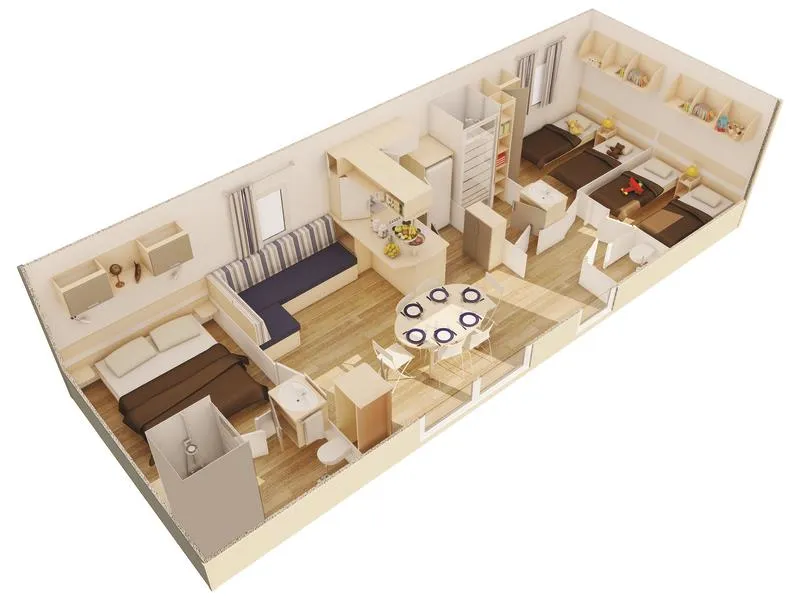 Cottage Le Géant 3 Chambres + 2 Salles De Bains 40M²