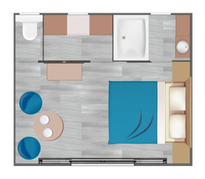 Cottage Carrousel 4 bedrooms + 3 bathrooms 60m2
