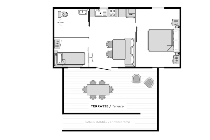 Cottage Access' Confort Climatisé / D