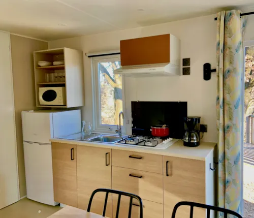 Huuraccommodatie(s) - Stacaravan - image n°6 - Camping LES CHENES