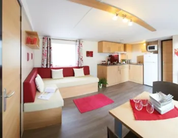 Mietunterkunft - Mobil-Home Bambou 2 Badezimmer - Klimaanlage - Camping Vert Gapeau
