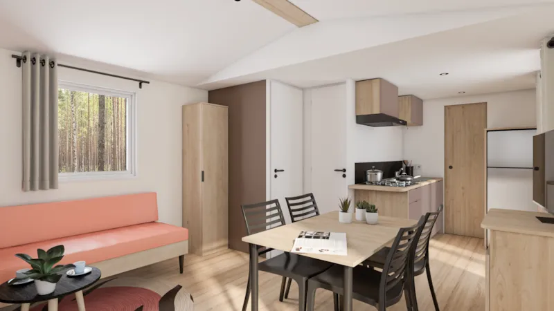 Mobil Phoenix Climatisé 2 Chambres (33M²)