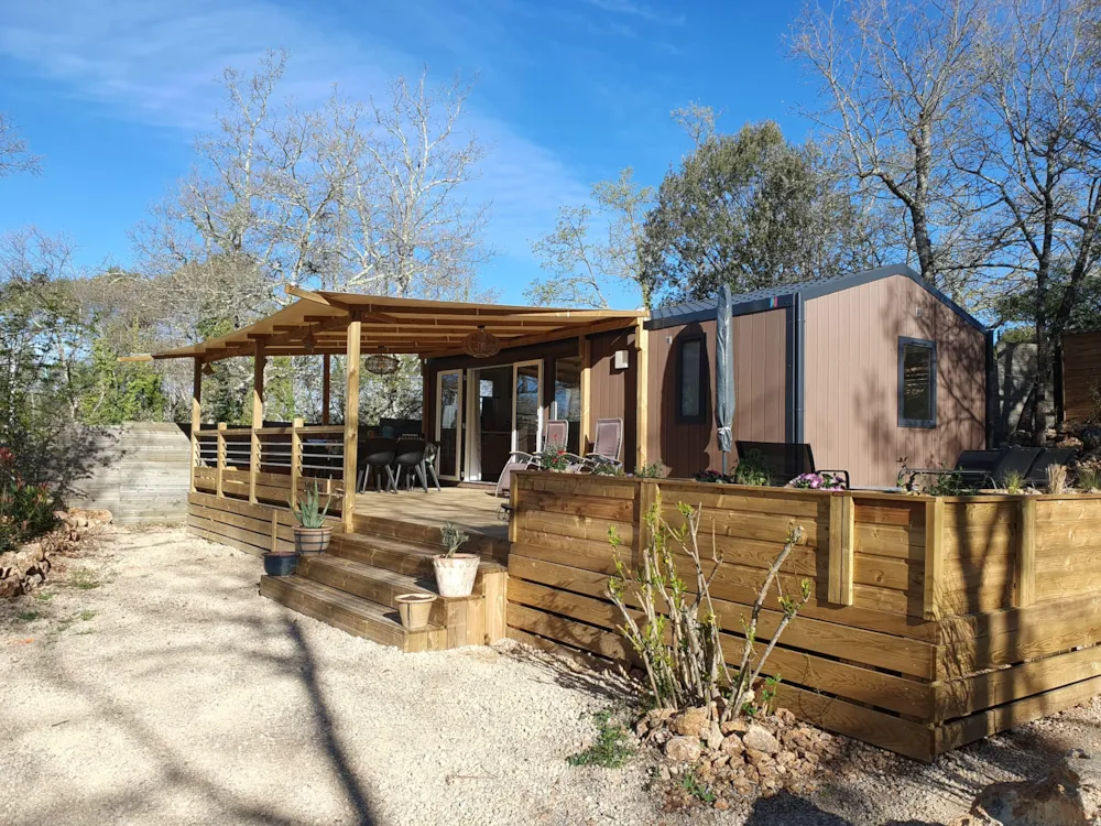 Huuraccommodatie(s) - Premium Cottage Les Dunes - Camping Naturiste La Tuquette