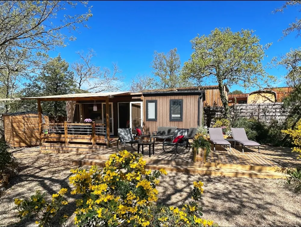 Huuraccommodatie(s) - Cottage Premium La Vie En Var - Camping Naturiste La Tuquette