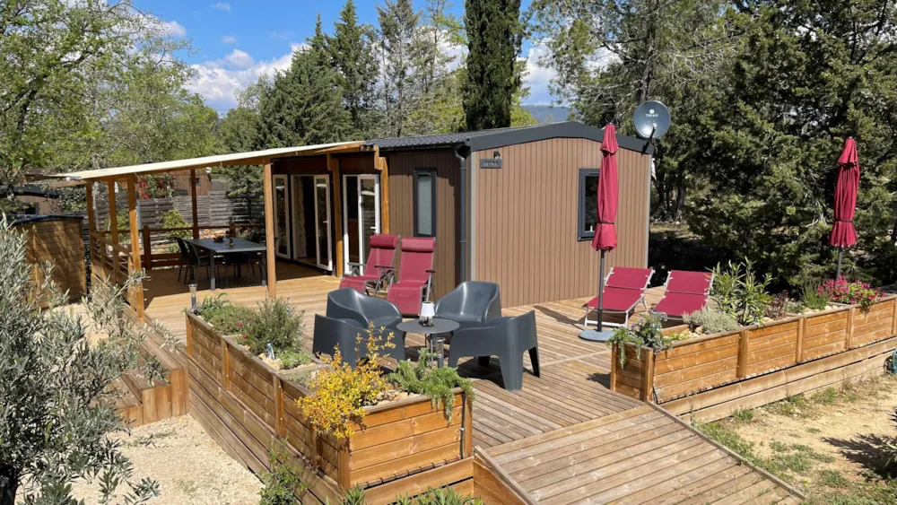 Huuraccommodatie(s) - Cottage Premium Petit Paradis - Camping Naturiste La Tuquette