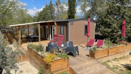 Accommodation - Cottage Premium Petit Paradis - Camping Naturiste La Tuquette