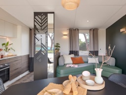 Accommodation - Cottage Premium De Luxe Pondok Idaman 3 Bedrooms - Camping Naturiste La Tuquette