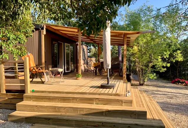 Huuraccommodatie(s) - Cottage Premium Bright Eye - Camping Naturiste La Tuquette