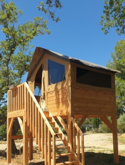 Accommodation - Cabane  Glamping 2 Pers - Camping Naturiste La Tuquette