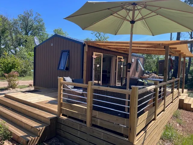 Huuraccommodatie(s) - Cottage Premium Le Bastidon - Camping Naturiste La Tuquette