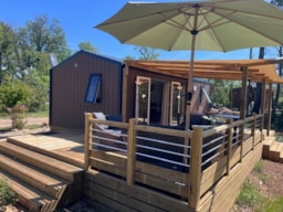 Huuraccommodatie(s) - Cottage Premium Le Bastidon - Camping Naturiste La Tuquette